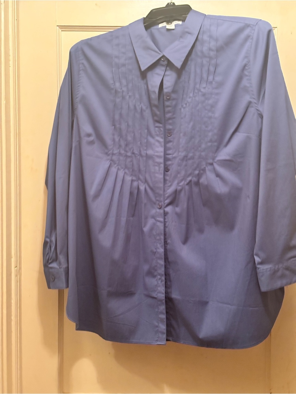 Coldwater Creek Women’s Dress Shirt in Periwinkle Blue